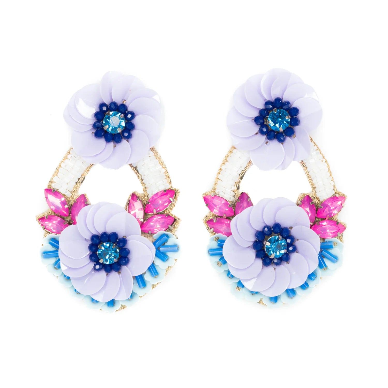 Lavender Field Earrings