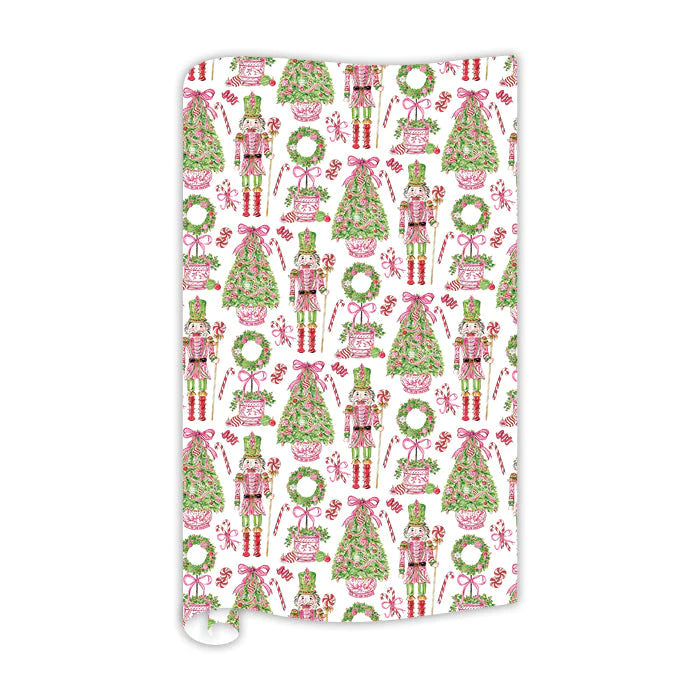 Pink Nutcrackers Wrapping Paper