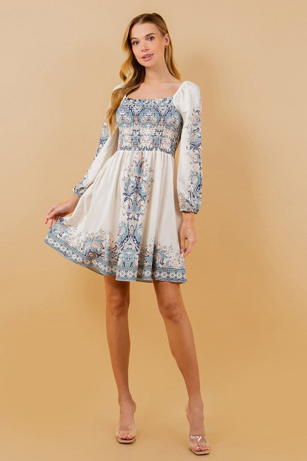 Medallion Babydoll Dress