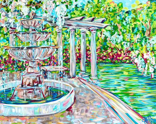 Airlie Fountain Canvas 24x30