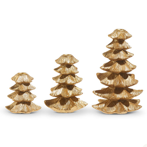 Gold Tree Candle Stick