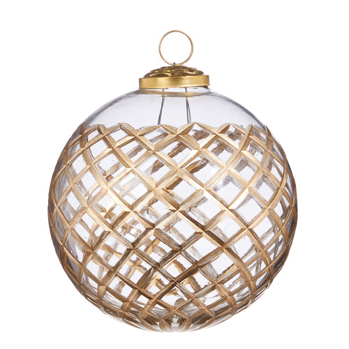 Gold Etched Ornament