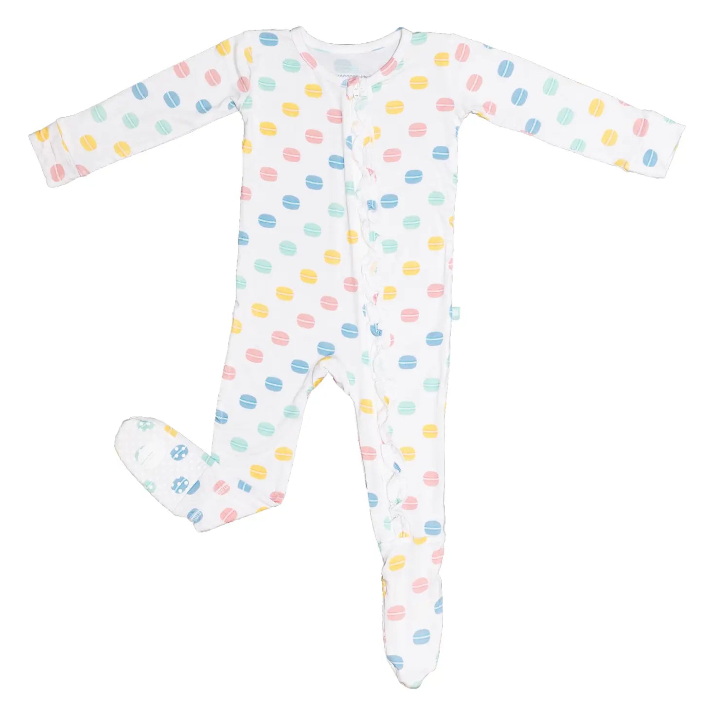 Macaron Ruffle Footie
