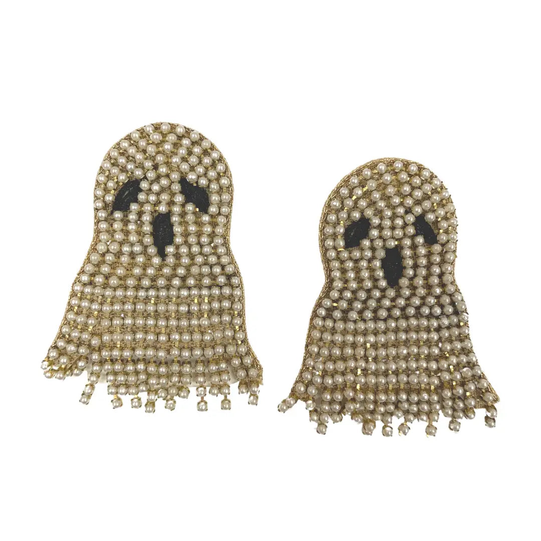 Ghost Beaded Earrings