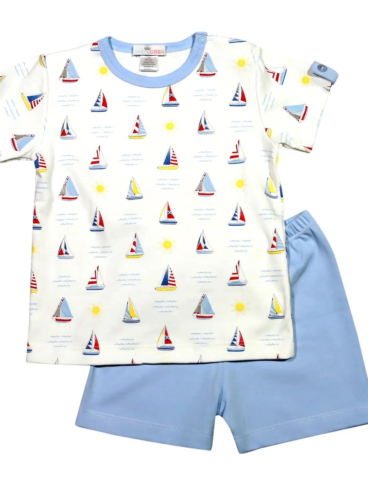 Sail Away Pima Boy's Set