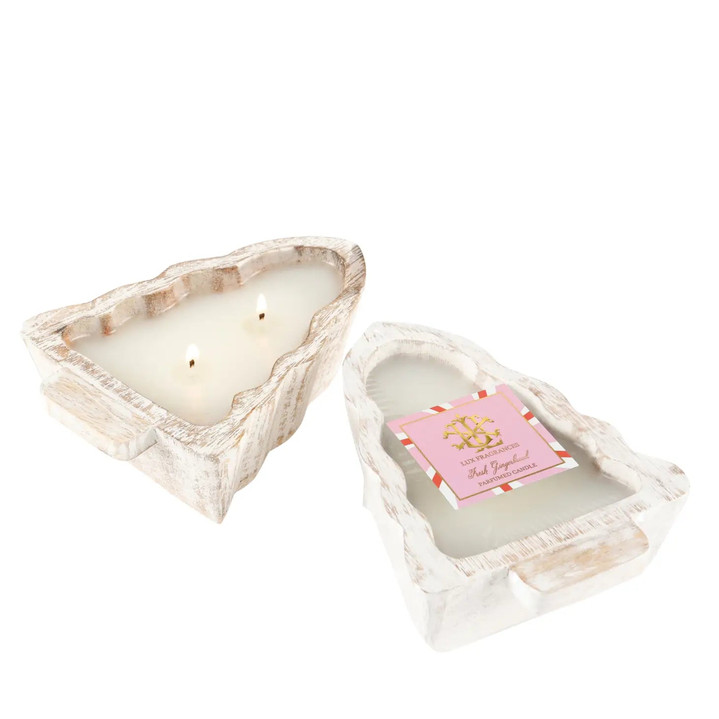 Fresh Gingerbread White Dough Bowl Candle
