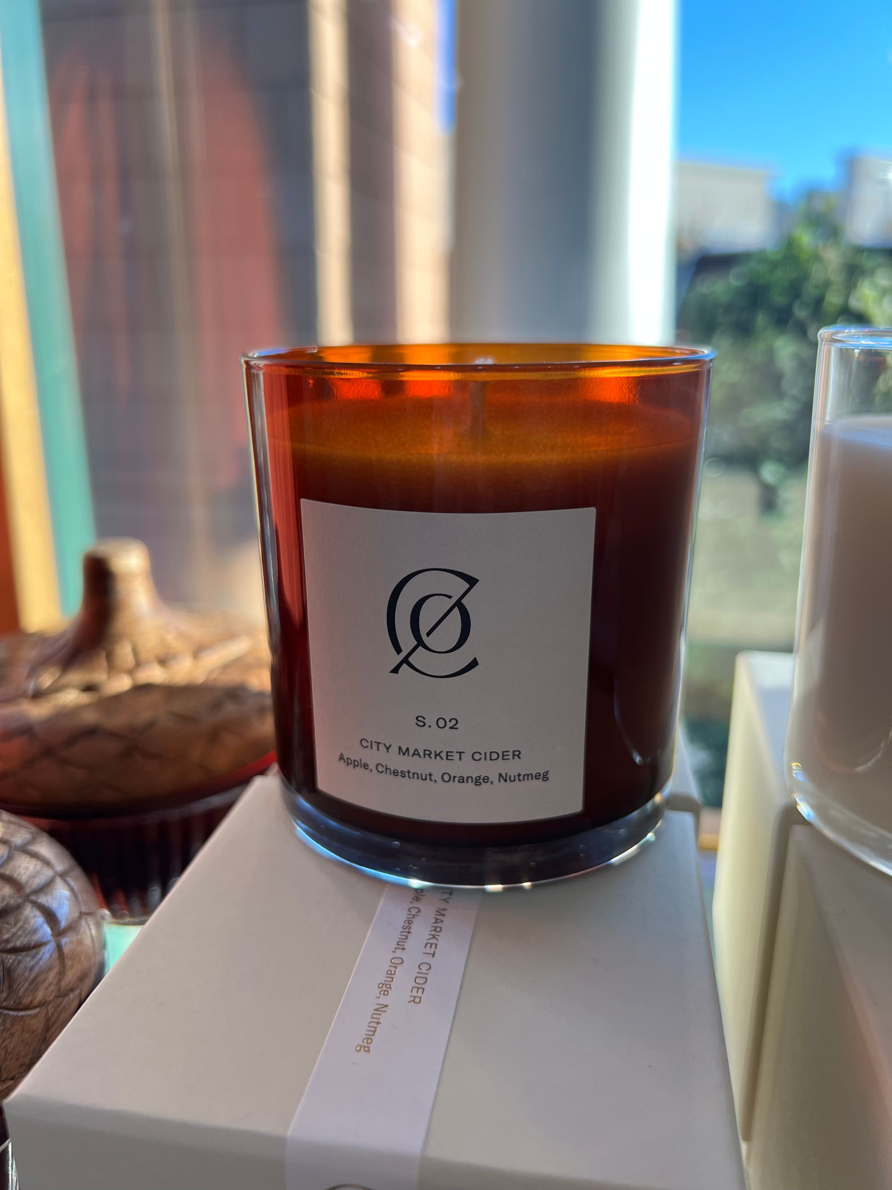 S. 02 City Market Cider Soy Candle