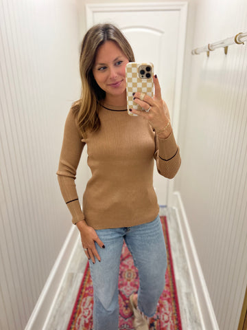 Cinch Front Sweater