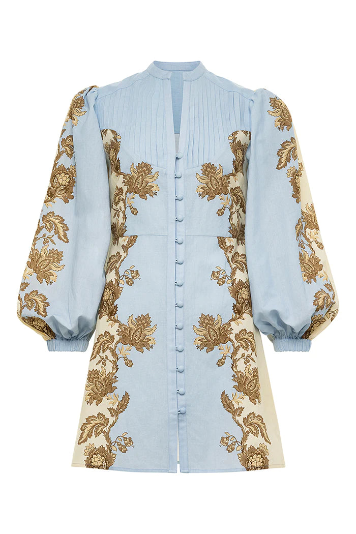Jenny Dress in Ice Bloom