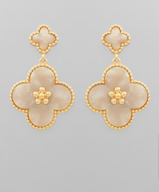 Clover Drop earrings