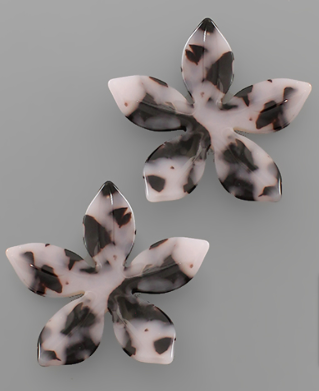 Acrylic Flower Earrings