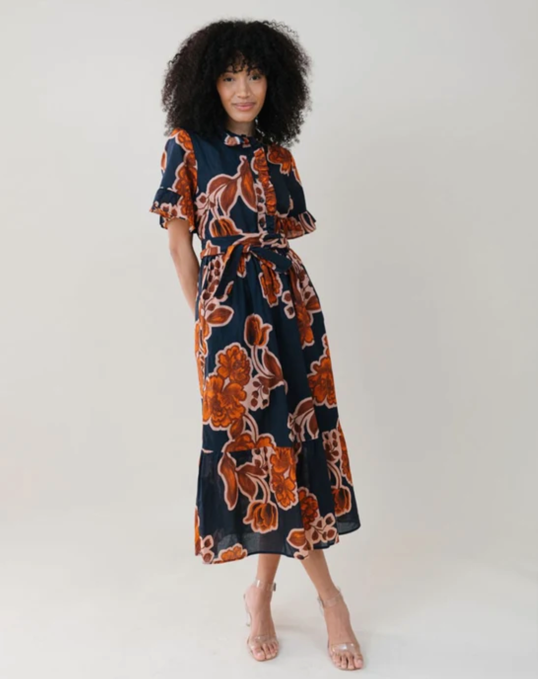 Anna Dress in Rustic Floral