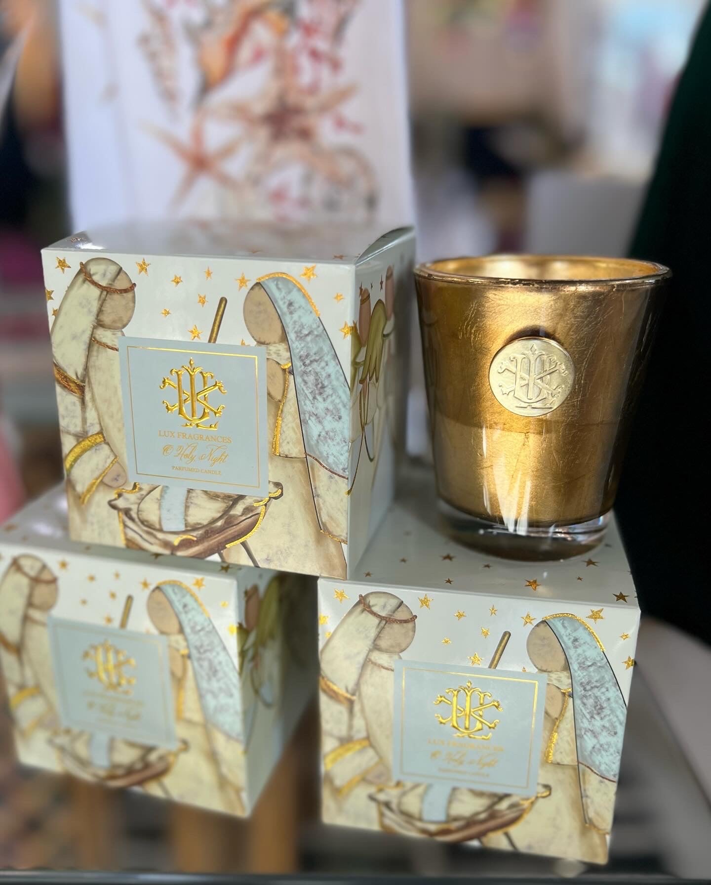 O Holy Night Boxed Candle