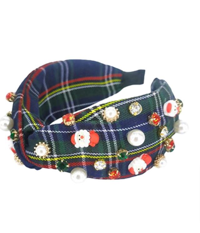 Christmas Plaid Headband