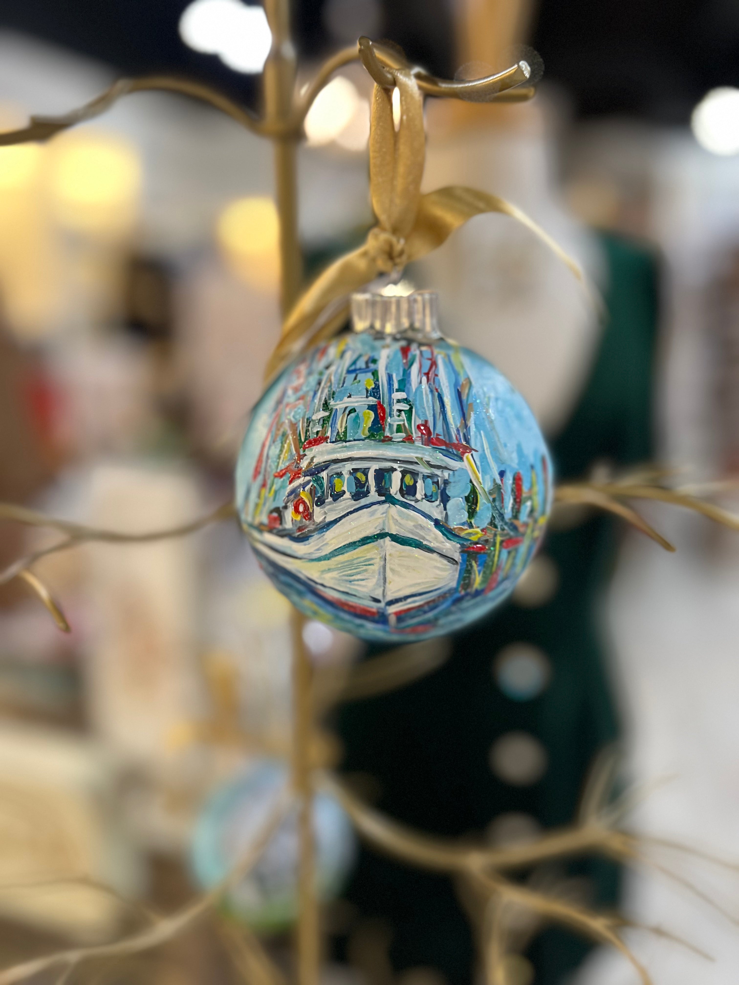 Glass Painted Ornament