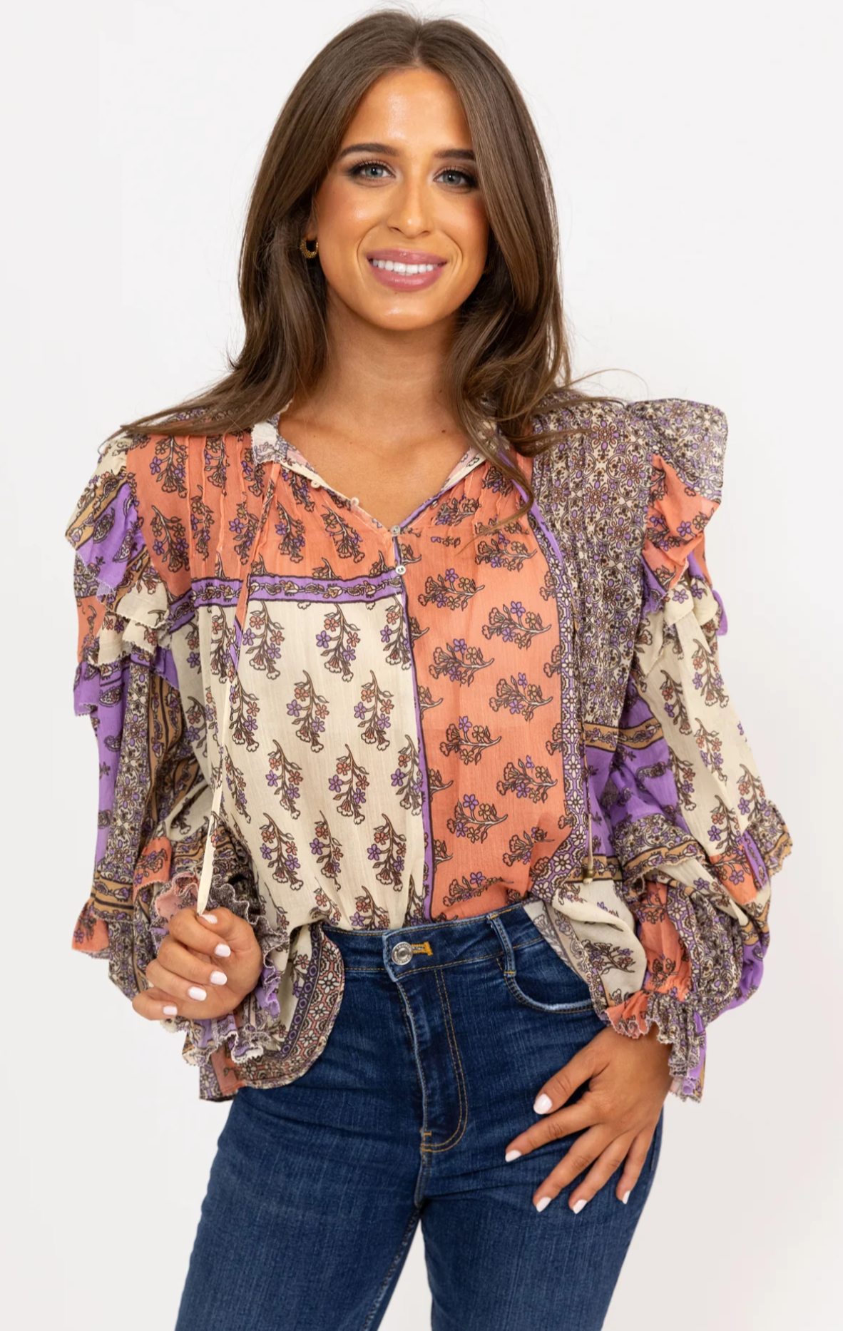 Waynick Ruffle Top