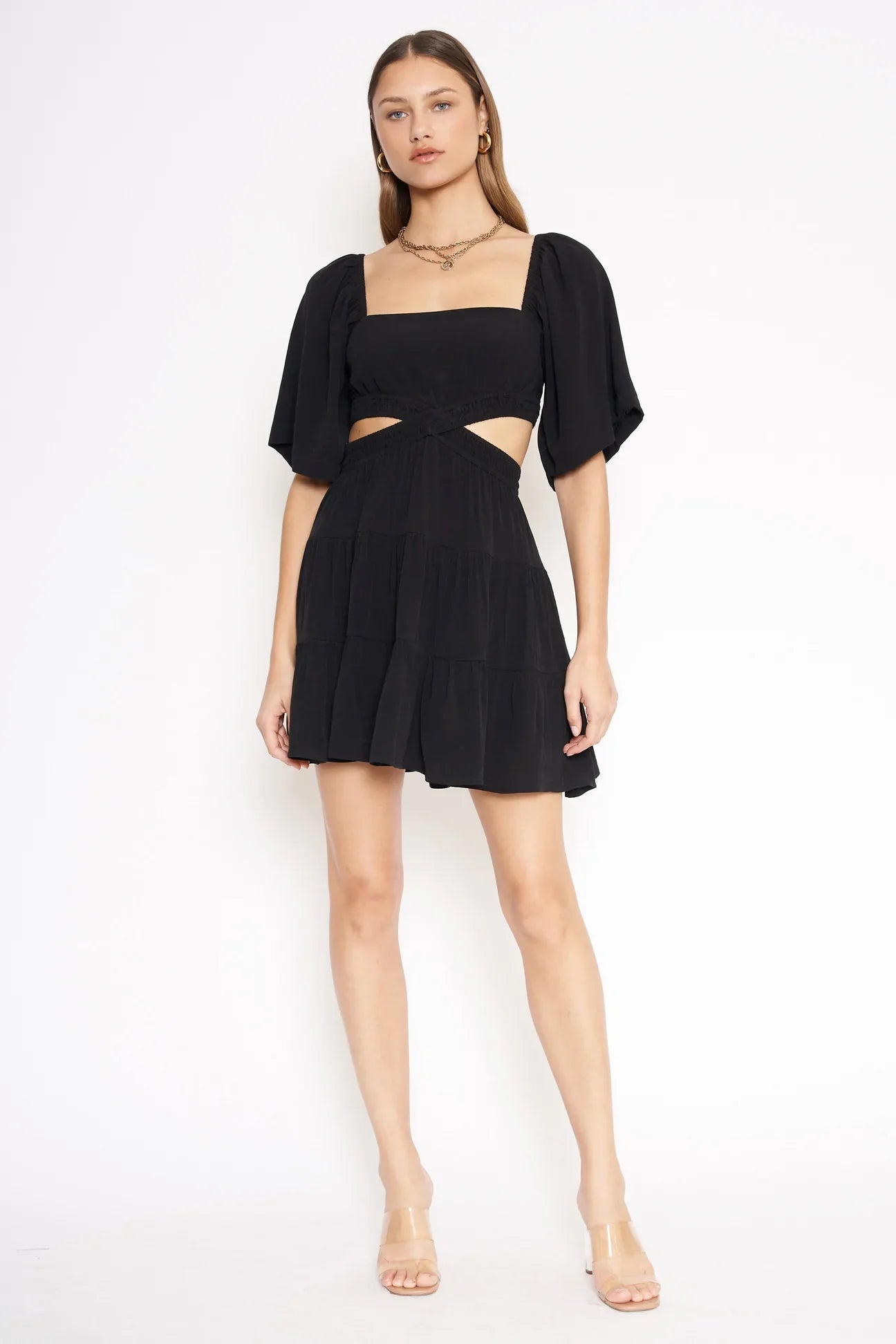 Oakley Cutout Dress in Black