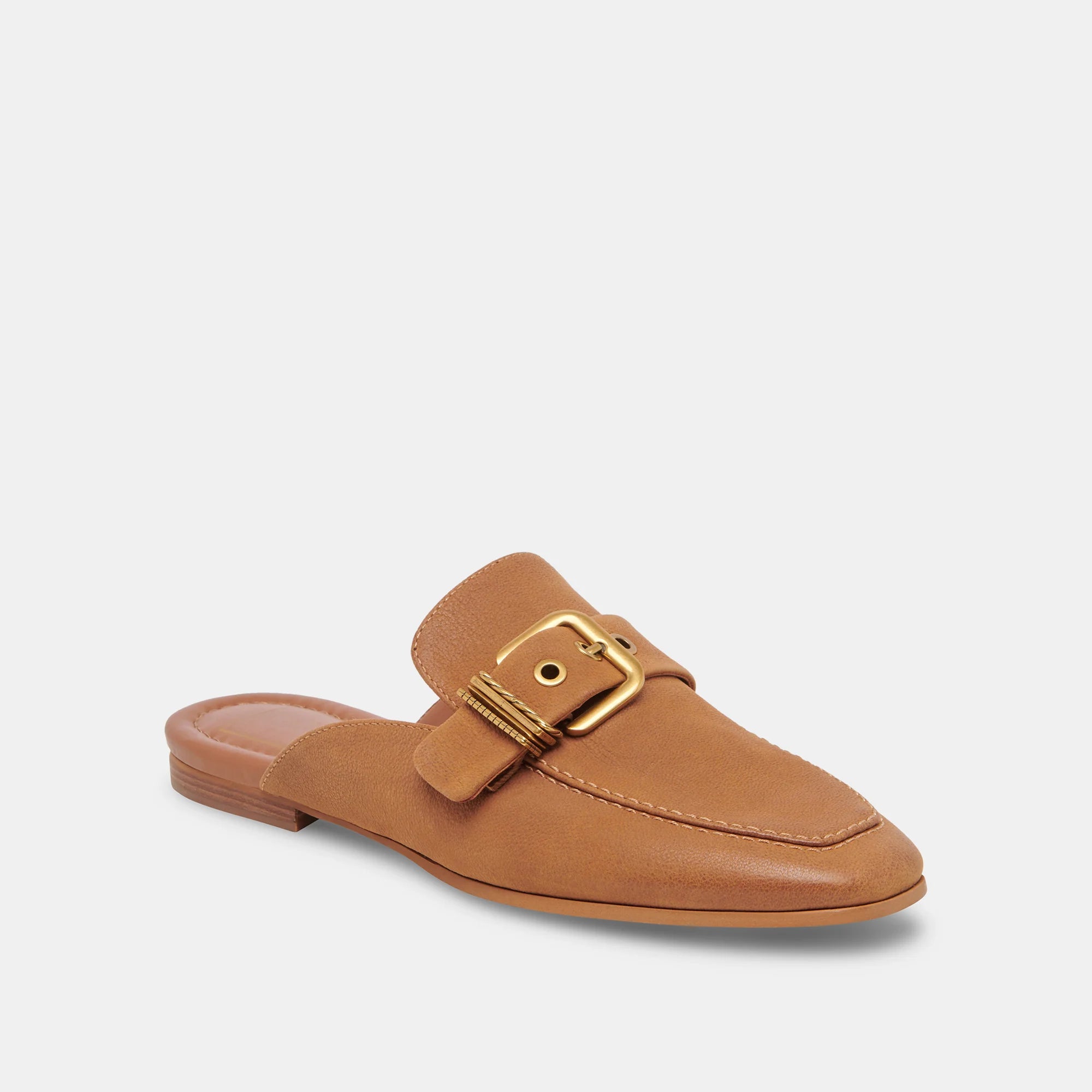 Santel Slide in Brown Leather