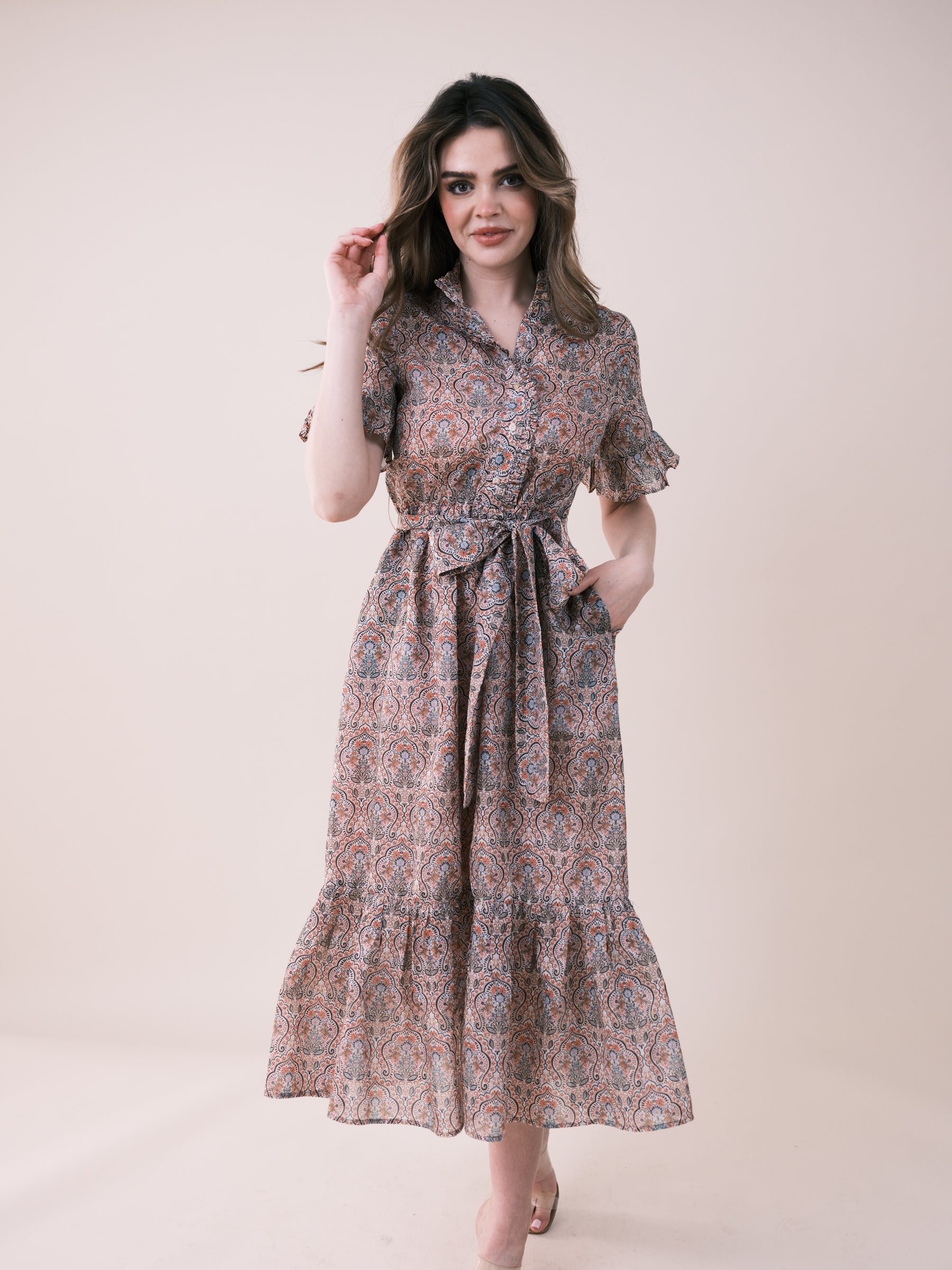Anna Dress in Boho Boquet