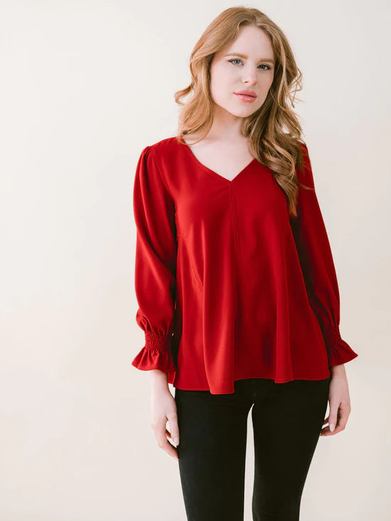 Julia Top in Red
