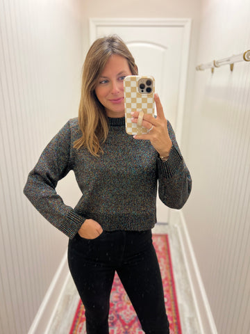 Cinch Front Sweater