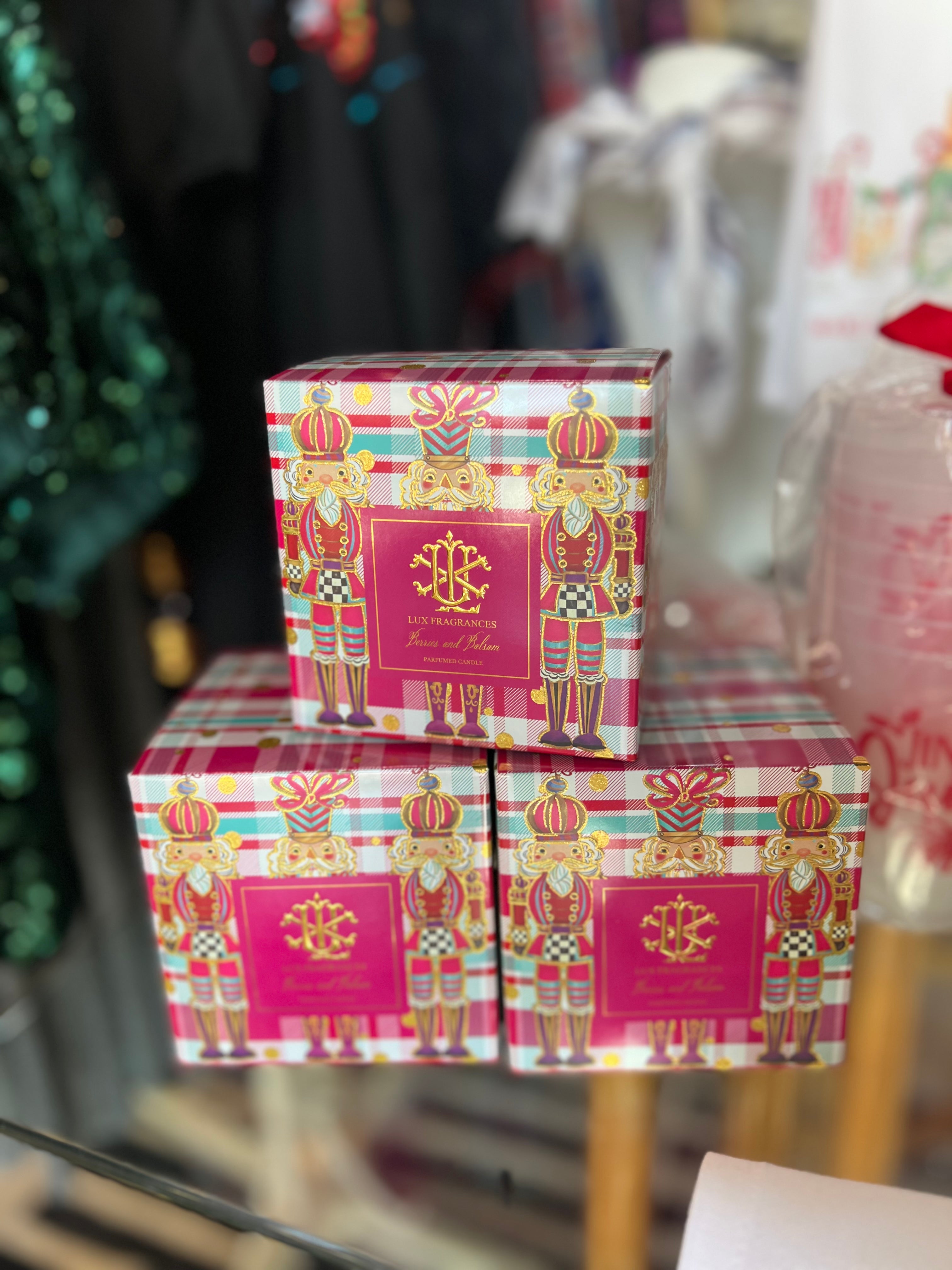 Nutcracker Balsam and Berry Boxed Candles