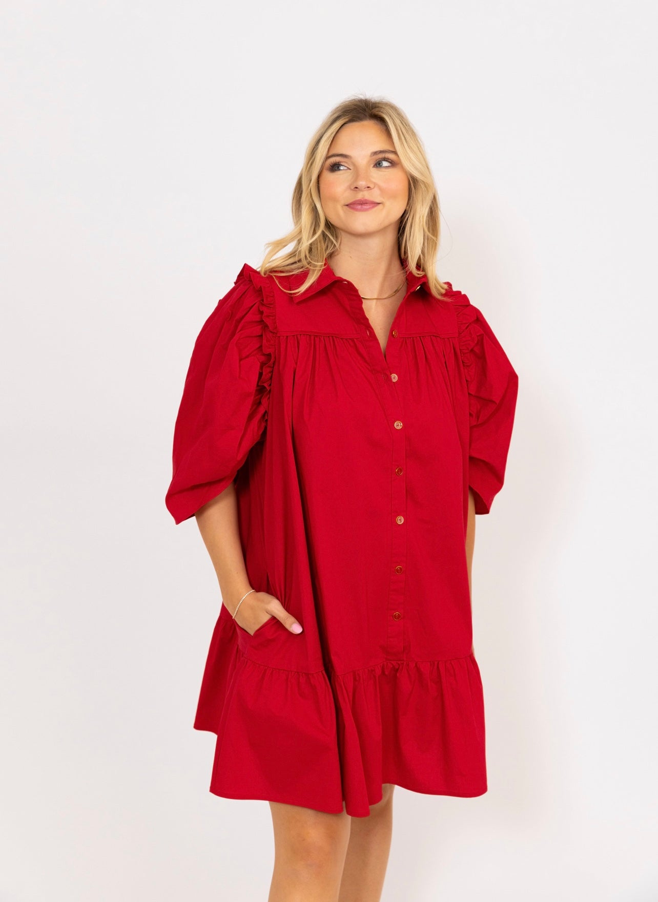 Charlie Poplin Dress