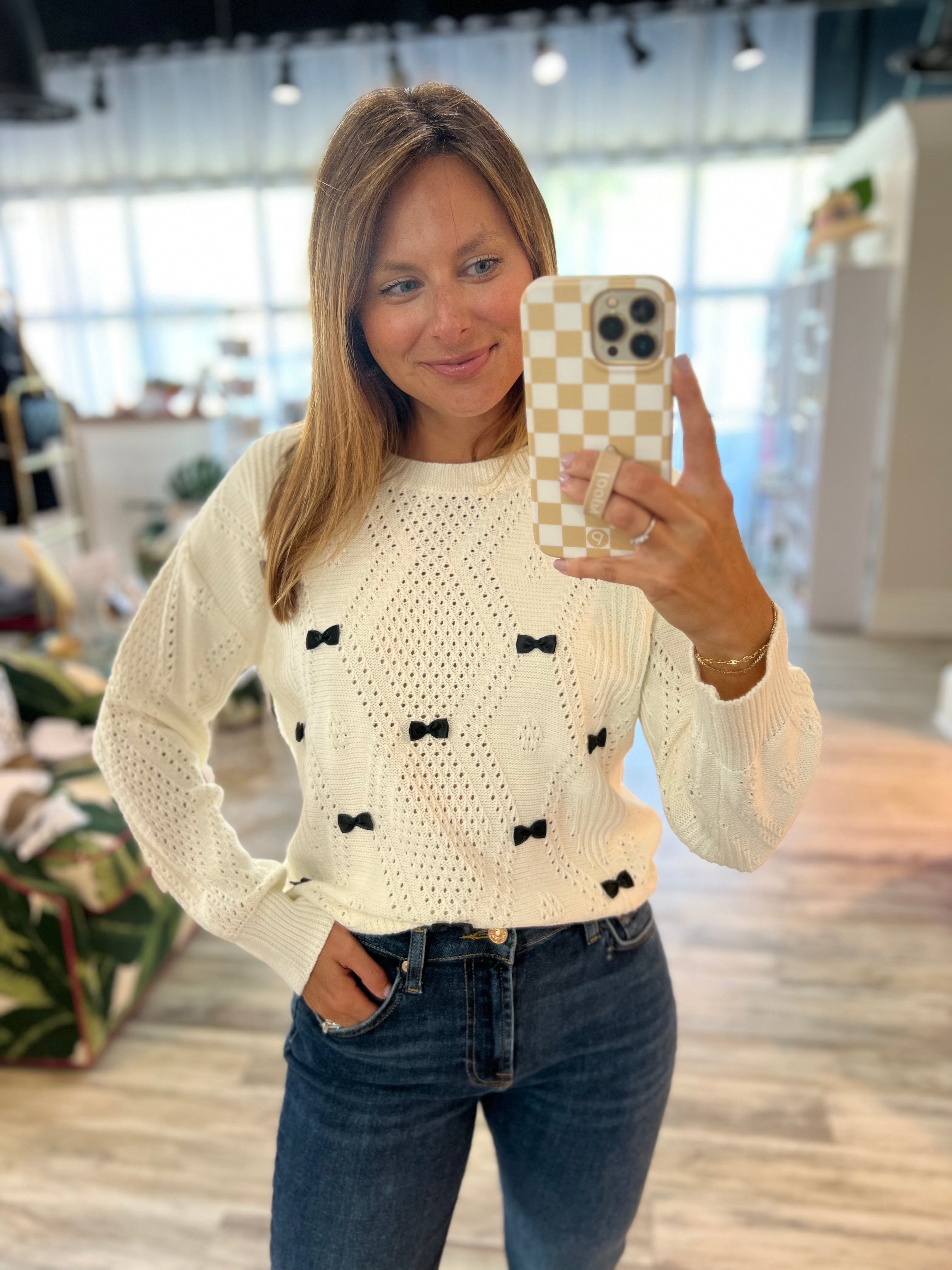 Mini Bow Sweater