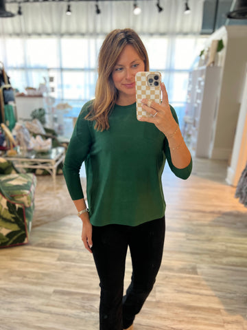 Cinch Front Sweater
