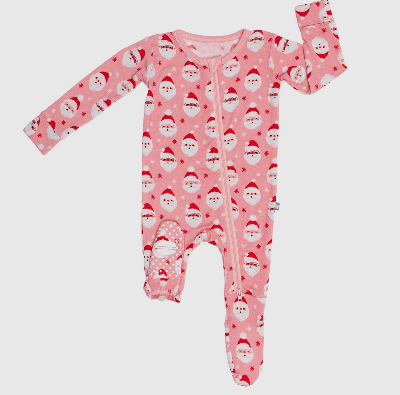 Vintage Santa Footie Pajamas