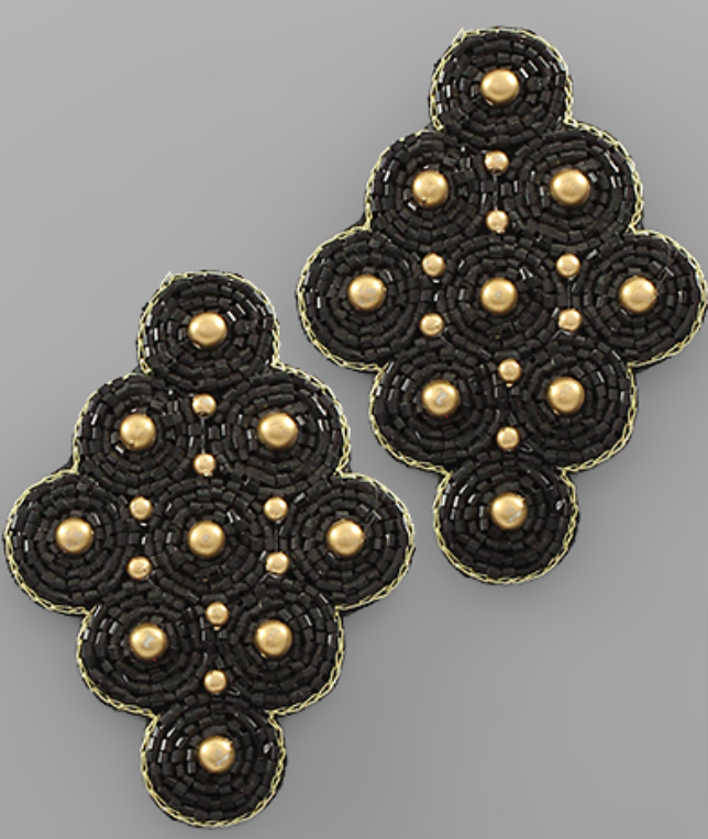 Medallion Stud Earrings