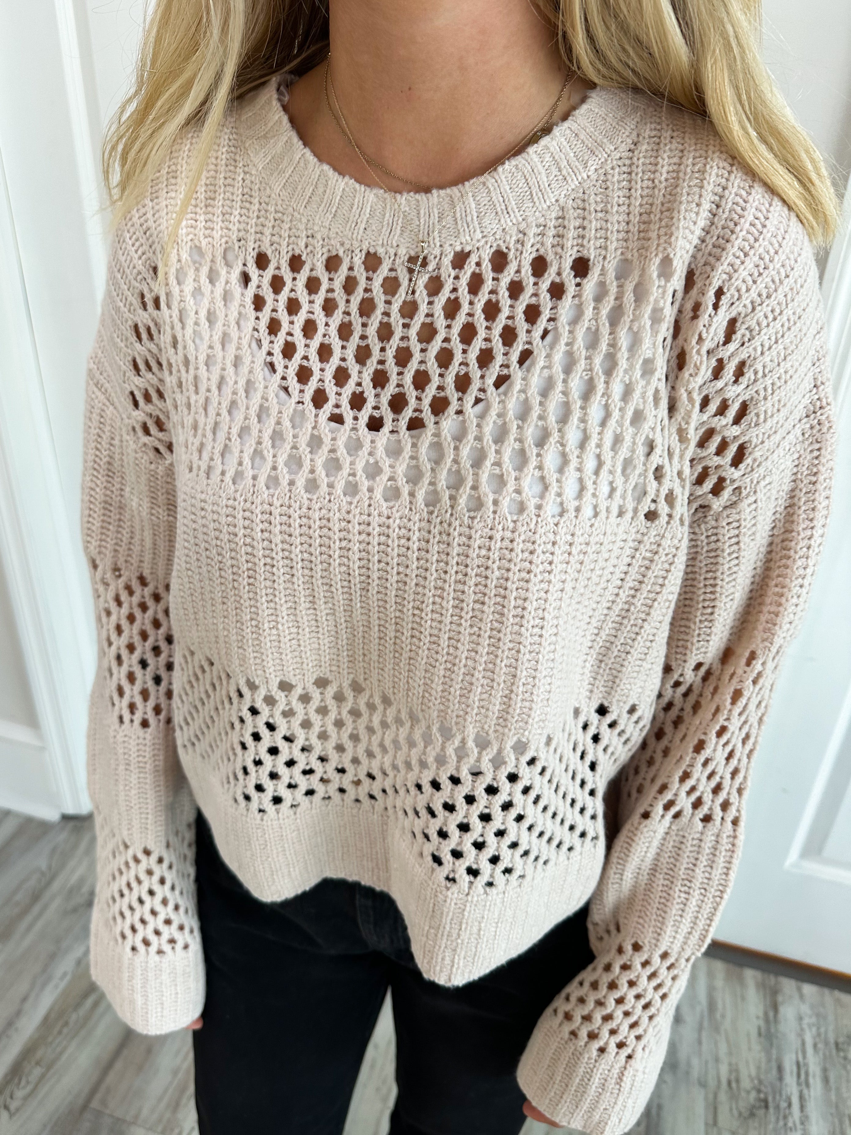 Meshed Up Sweater