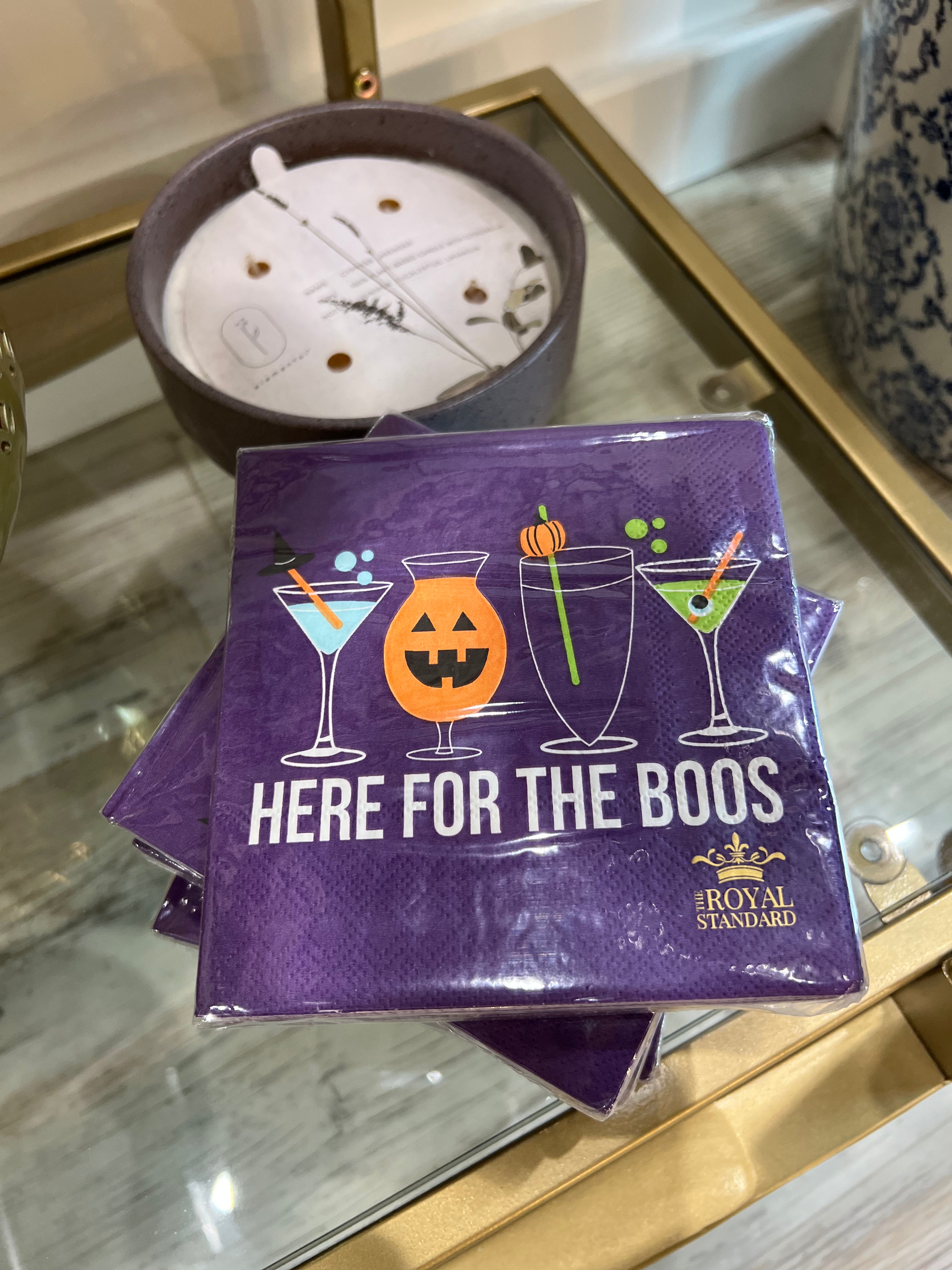 Here for the Boos Cocktail Napkins