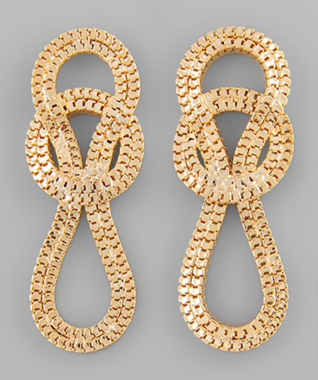 Spade Knot Earrings