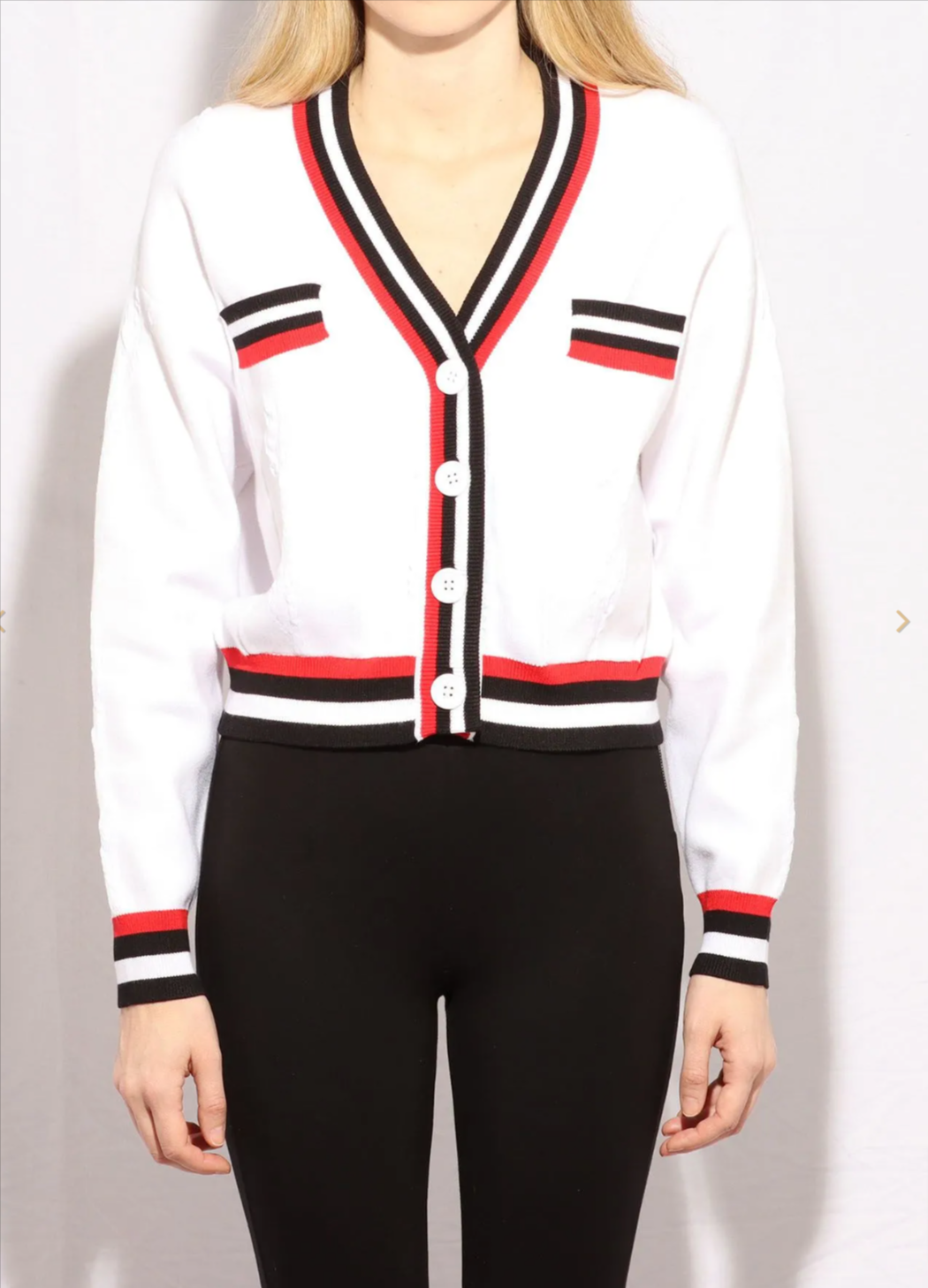 Varsity Button Cardigan