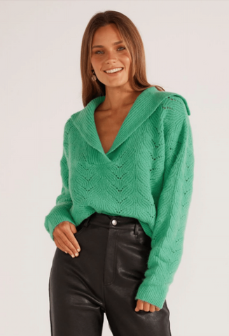 Cinch Front Sweater