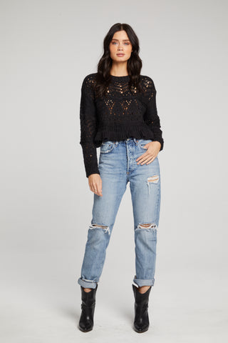 Cinch Front Sweater