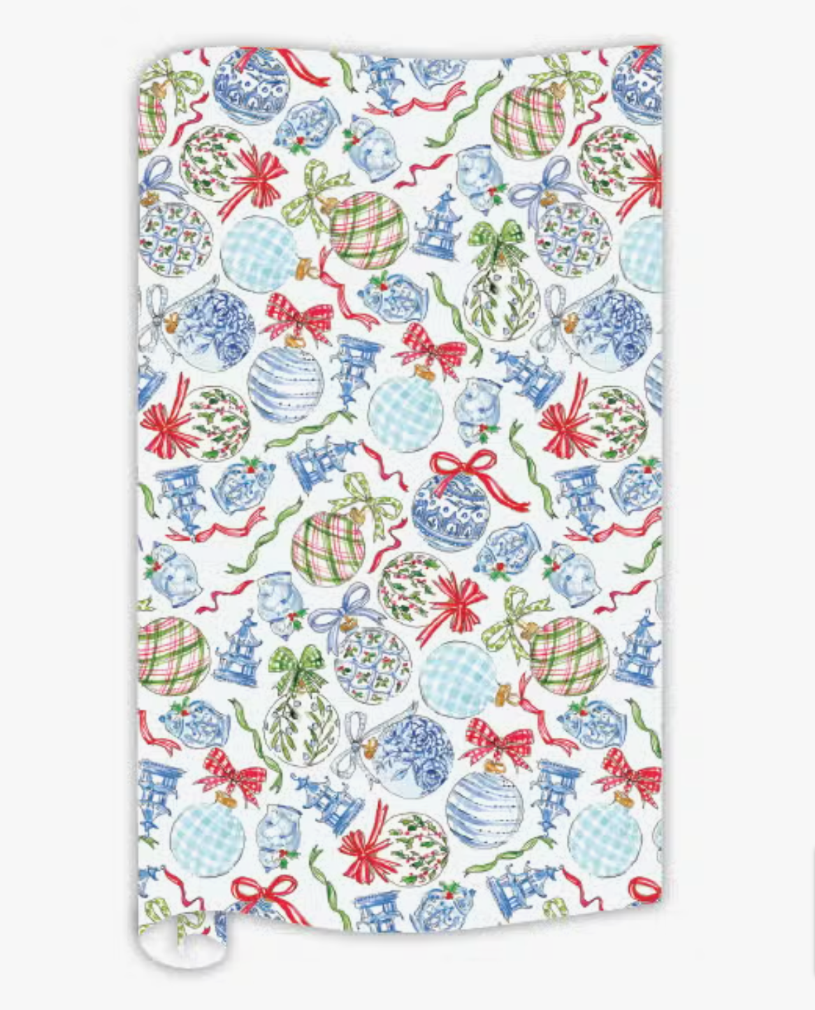Chinoiserie Ornaments Wrapping Paper