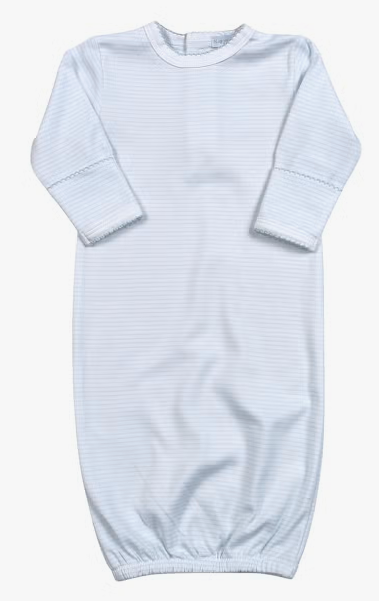 Blue Stripes Pima Gown