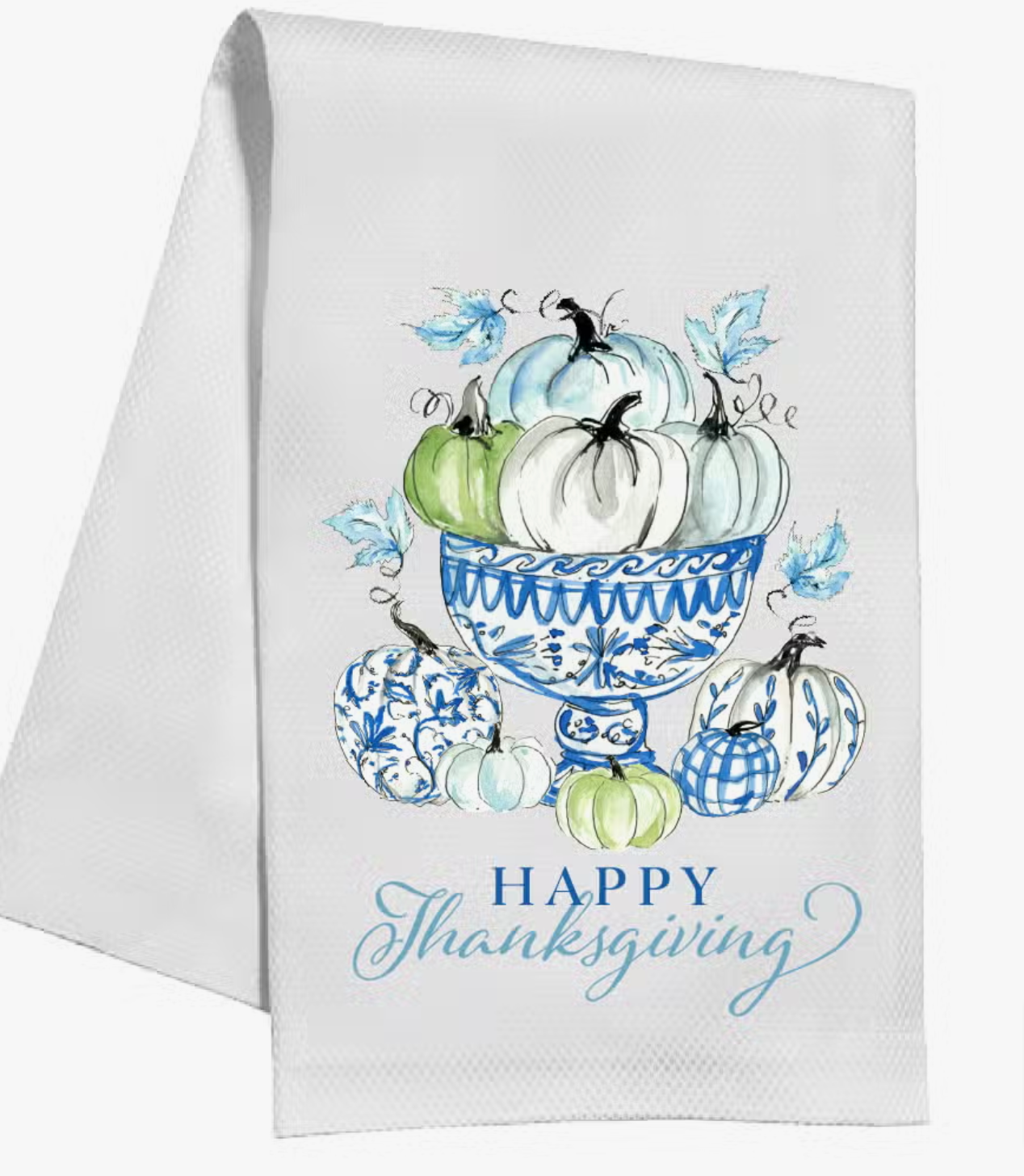 Thanksgiving Chinoiserie Kitchen Towel