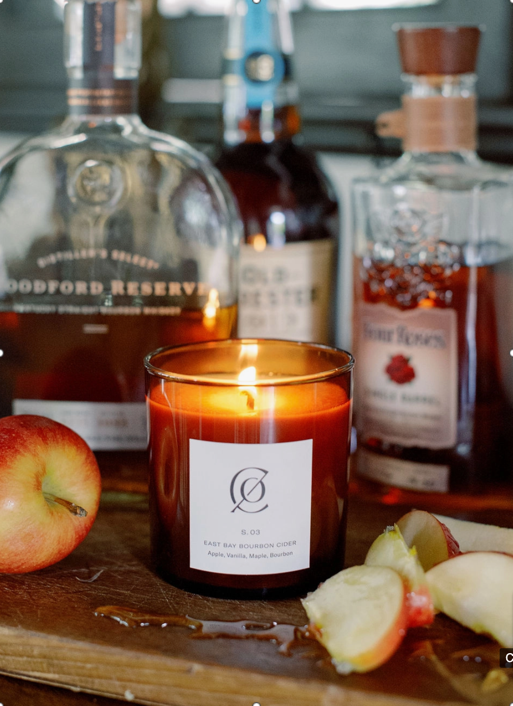 S. 03 East Bay Bourbon Cider Soy Candle