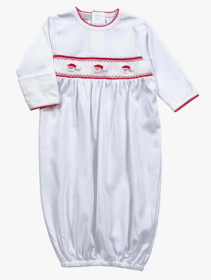 Hand Smocked Christmas Gown