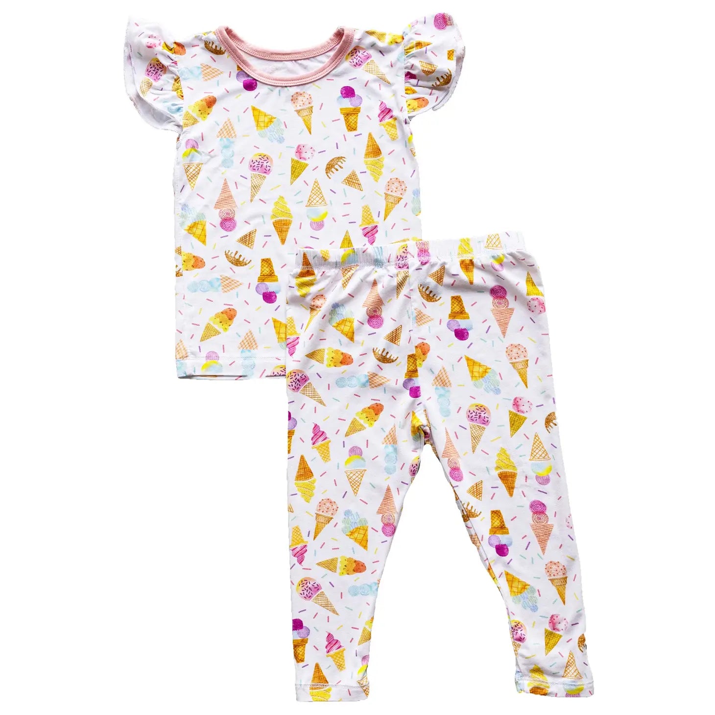 Ice Cream 2 Piece Pajama Set