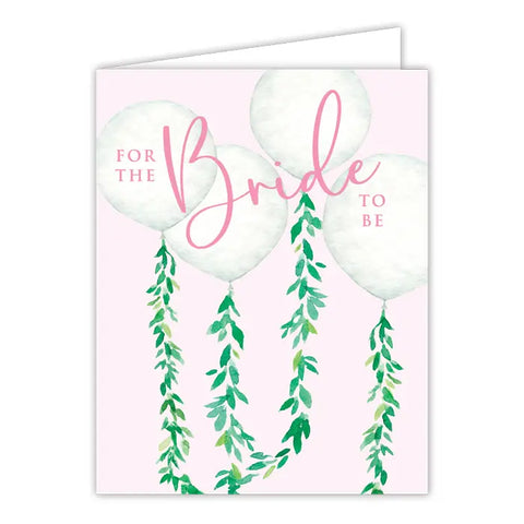 Welcome Sweet Baby Girl Greenery Card