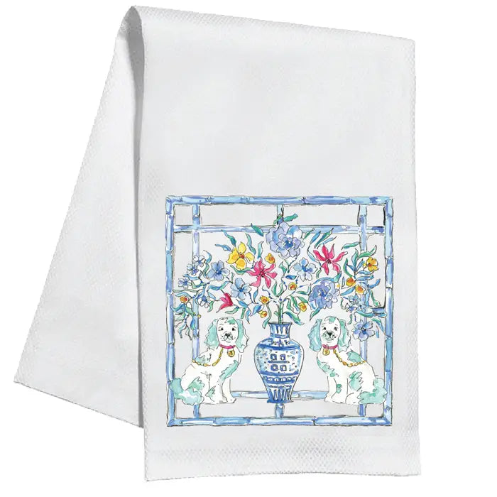 Staffordshire Dogs Kitchen Towel