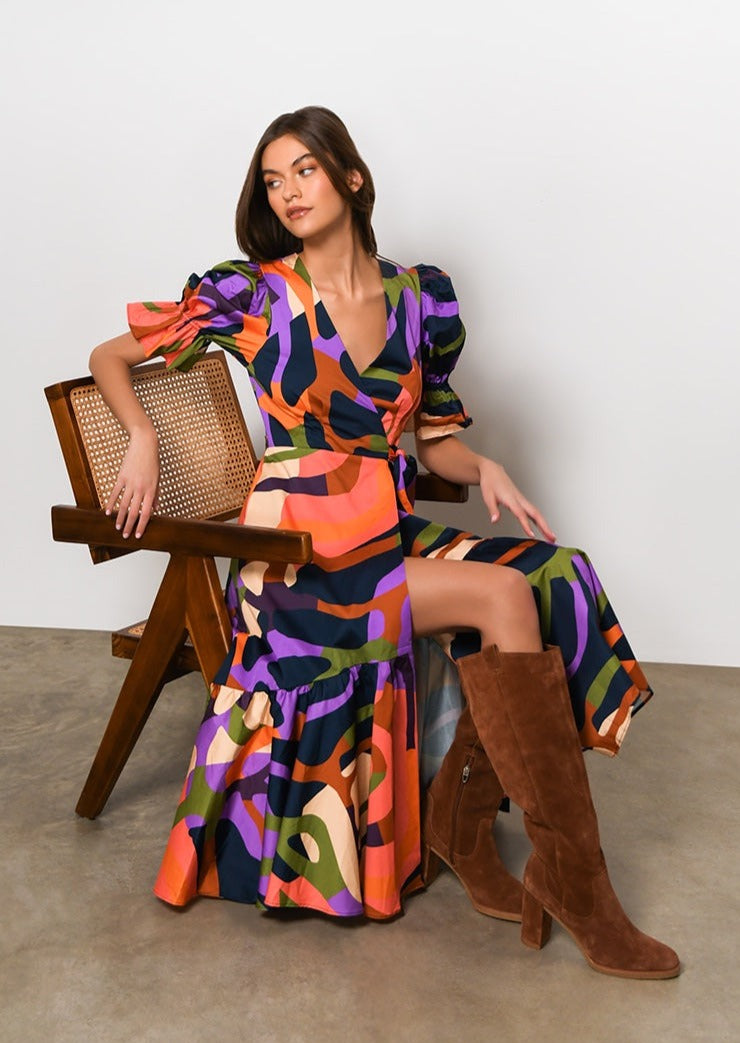 Corina Puff Sleeve Dress