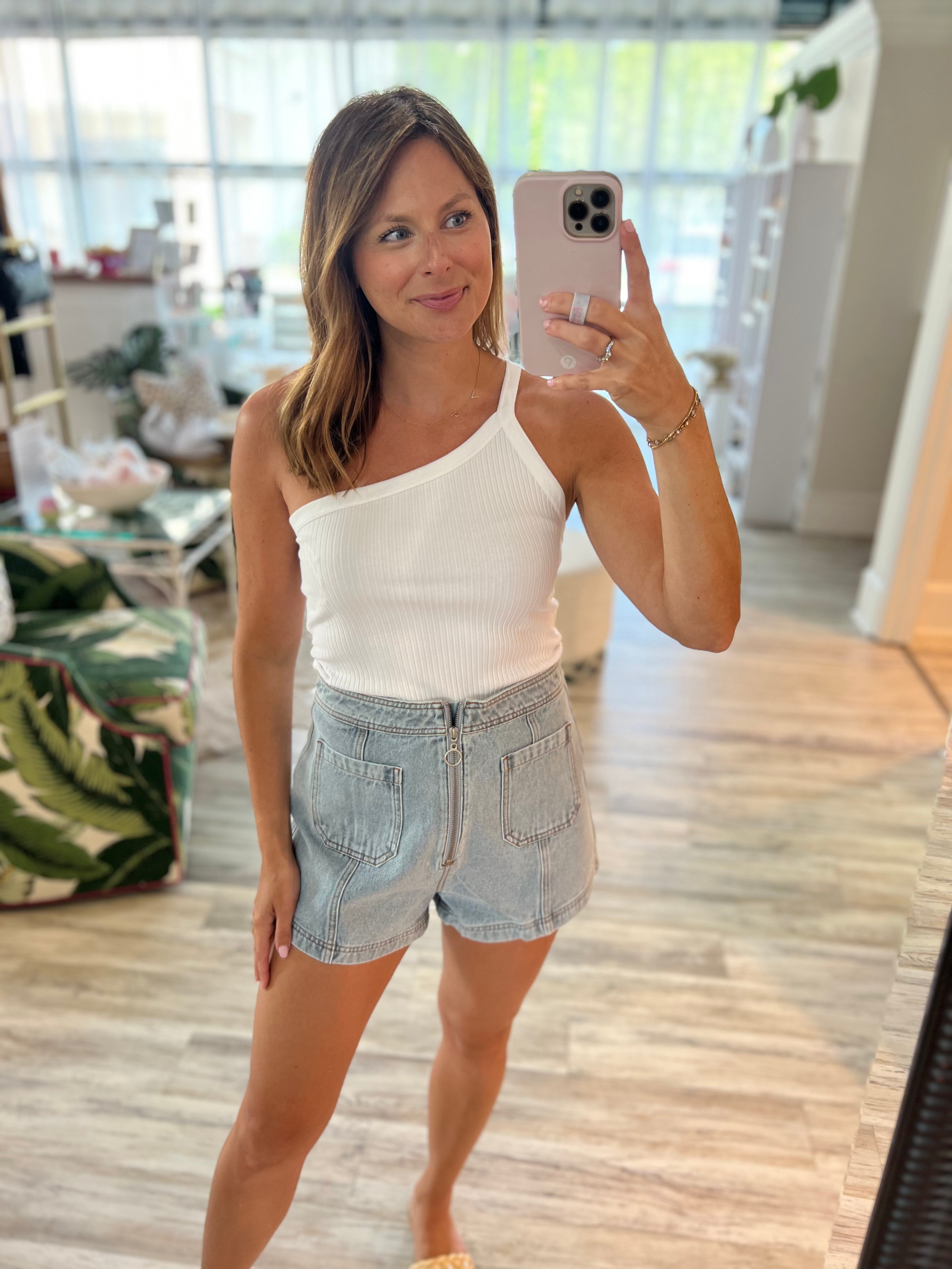 Anis One Shoulder Tank