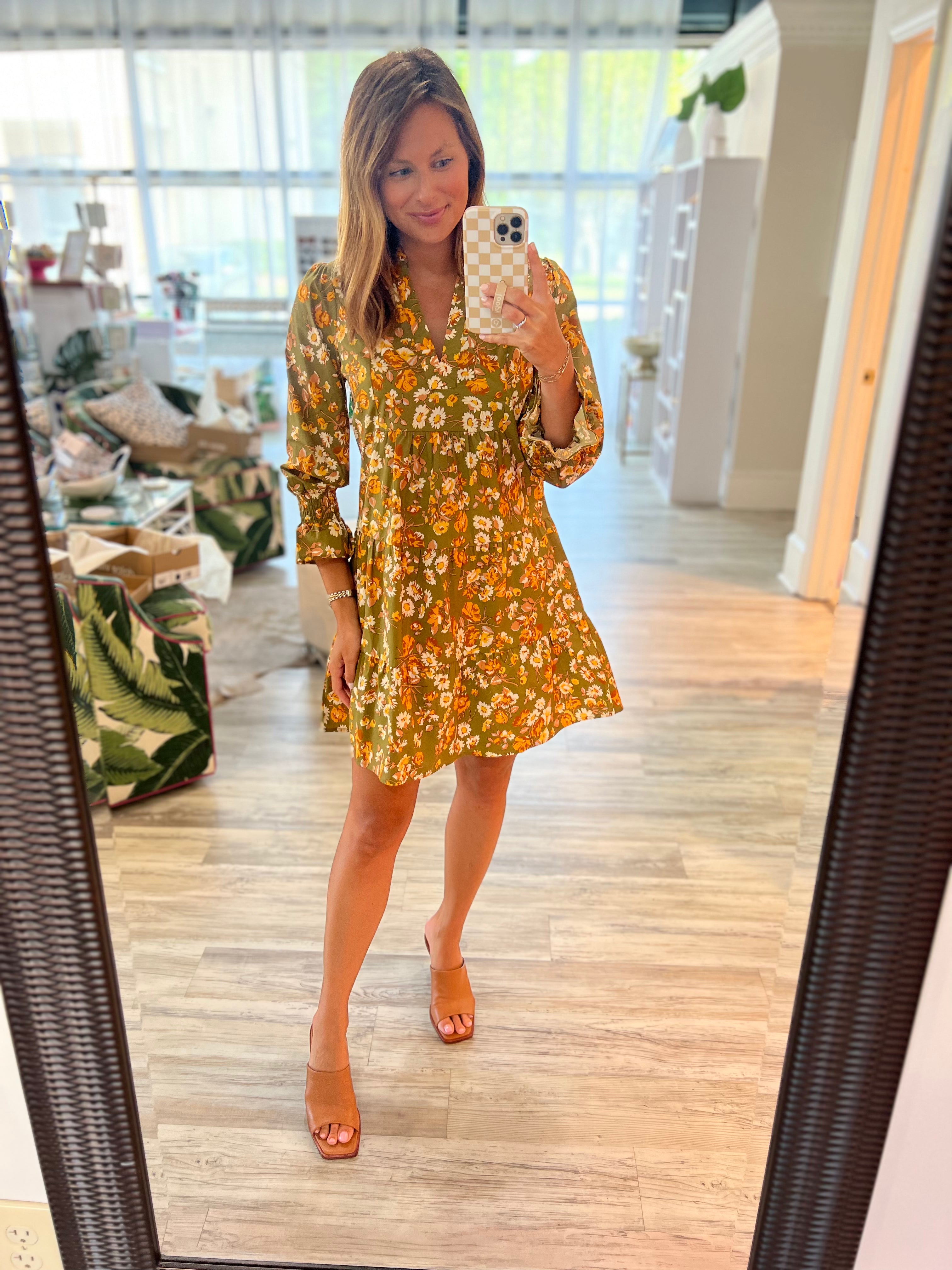 Oliver Dress in Whiskey