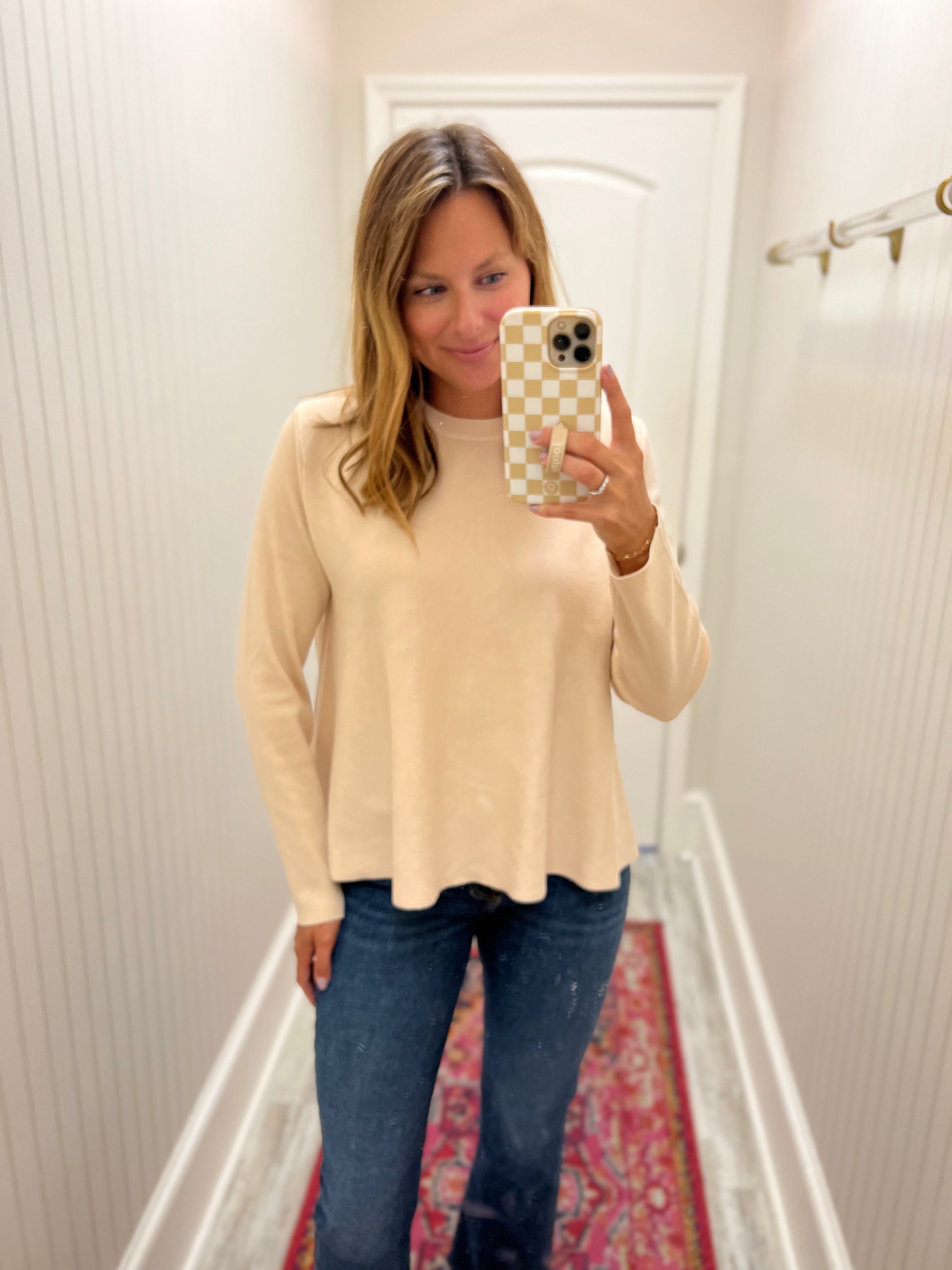 Beige Knit Sweater