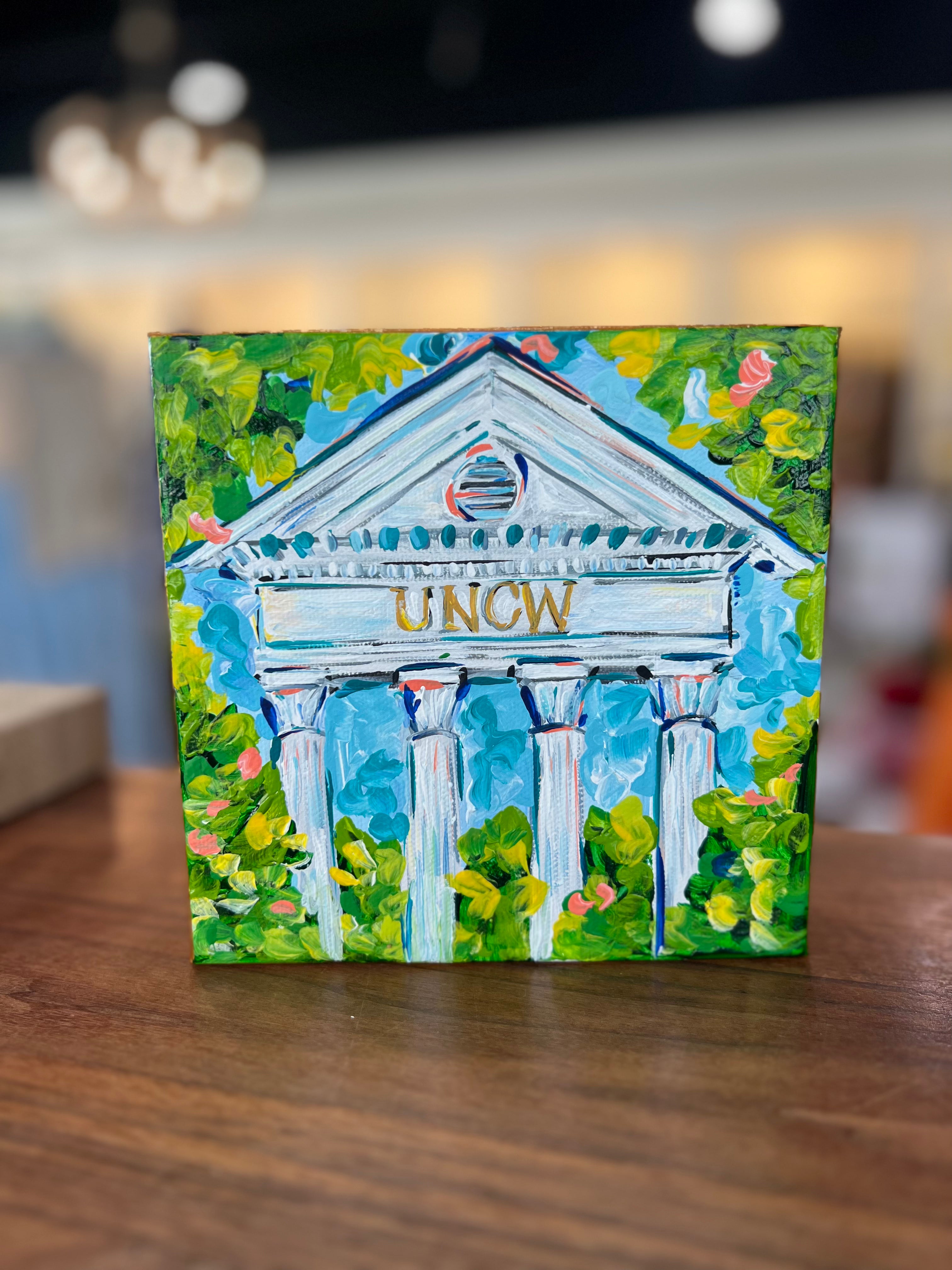 UNCW 6x6 Original Canvas